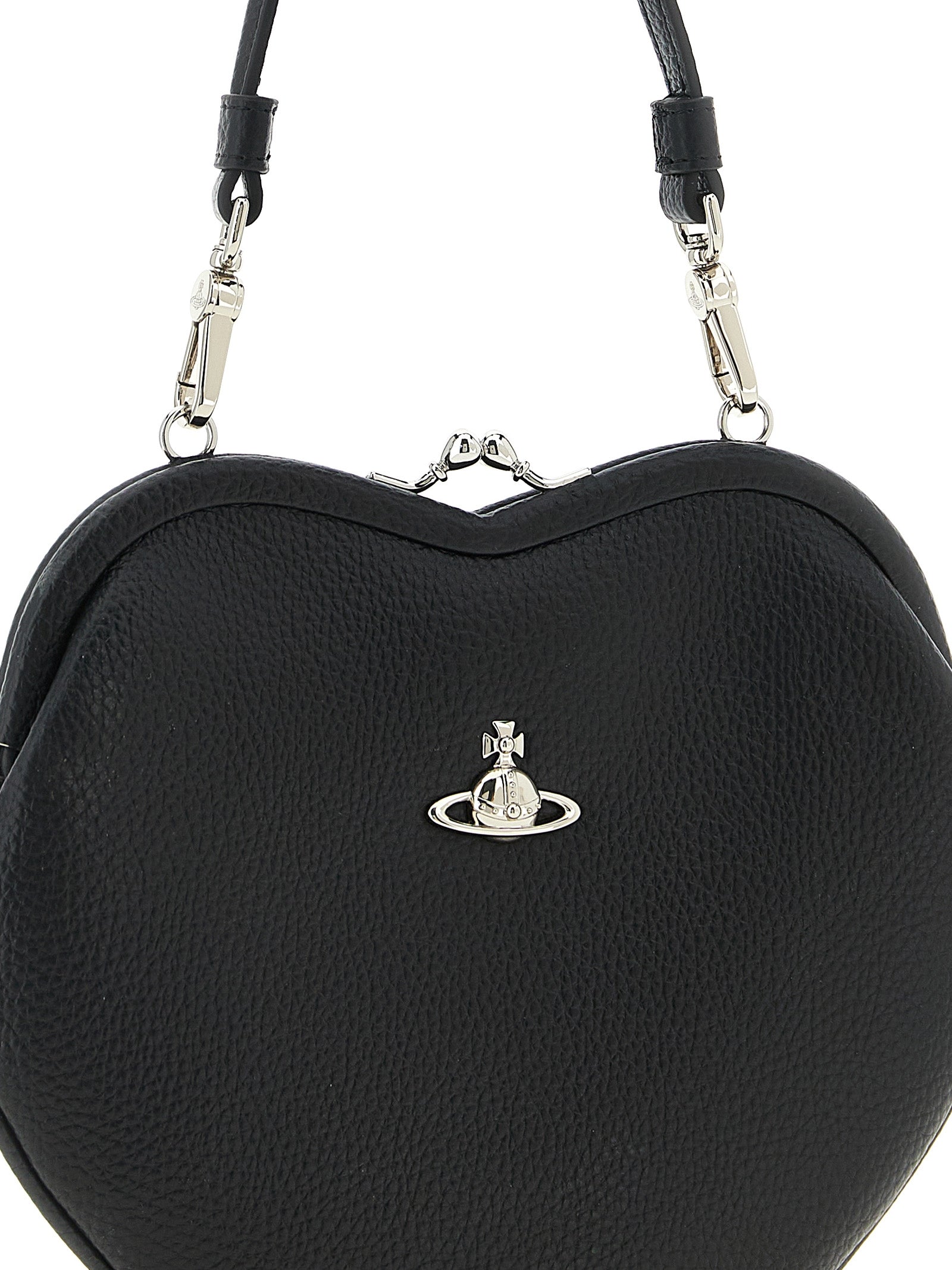 Vivienne Westwood Black Polyurethane Handbag