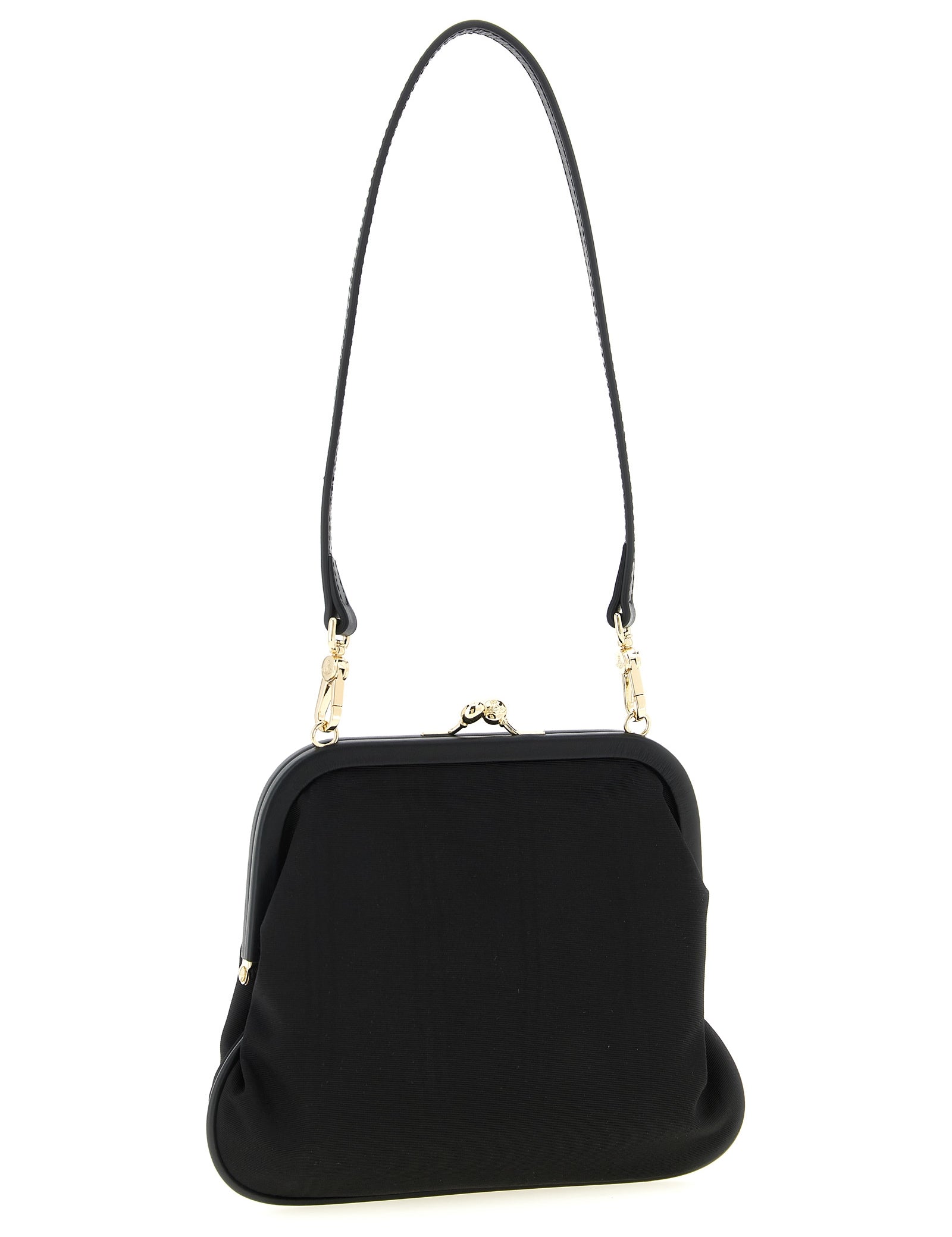 Vivienne Westwood Black Viscose Clutch Bag