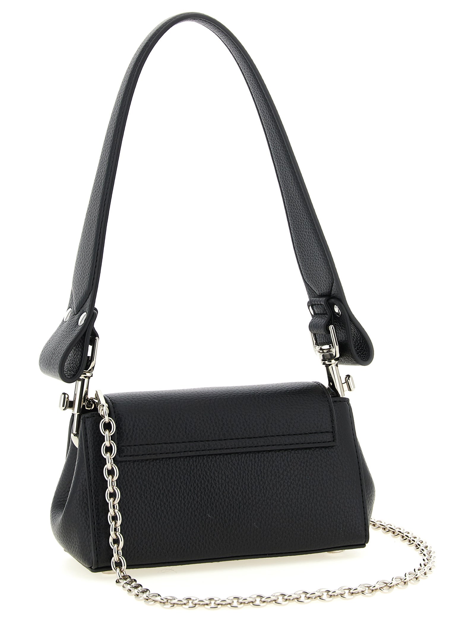 Vivienne Westwood Black Polyurethane Shoulder Bag