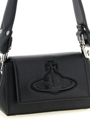 Vivienne Westwood Black Polyurethane Shoulder Bag