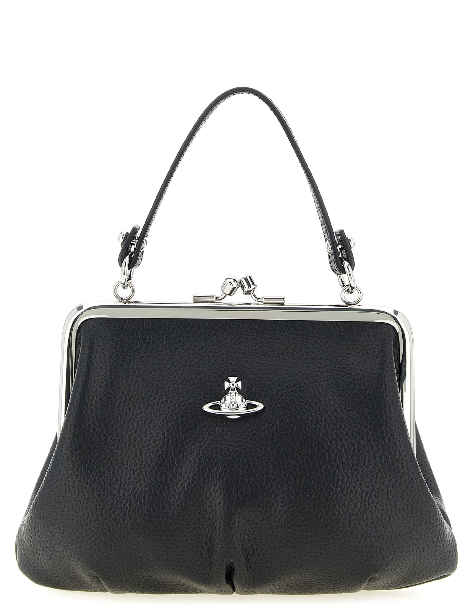 Vivienne Westwood Black Polyurethane Handbag