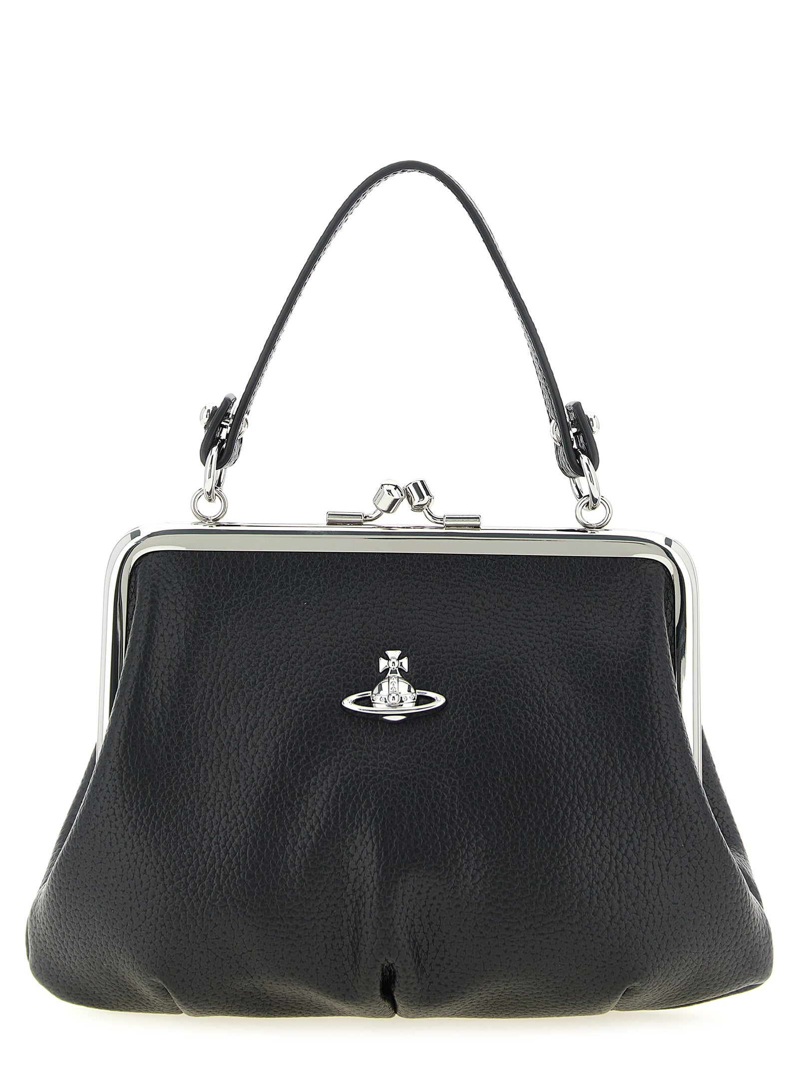 Vivienne Westwood Black Polyurethane Handbag