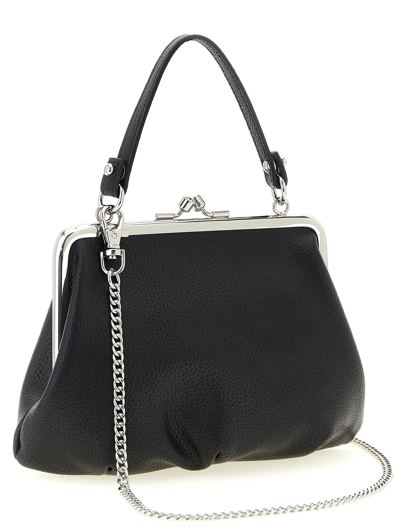 Vivienne Westwood Black Polyurethane Handbag