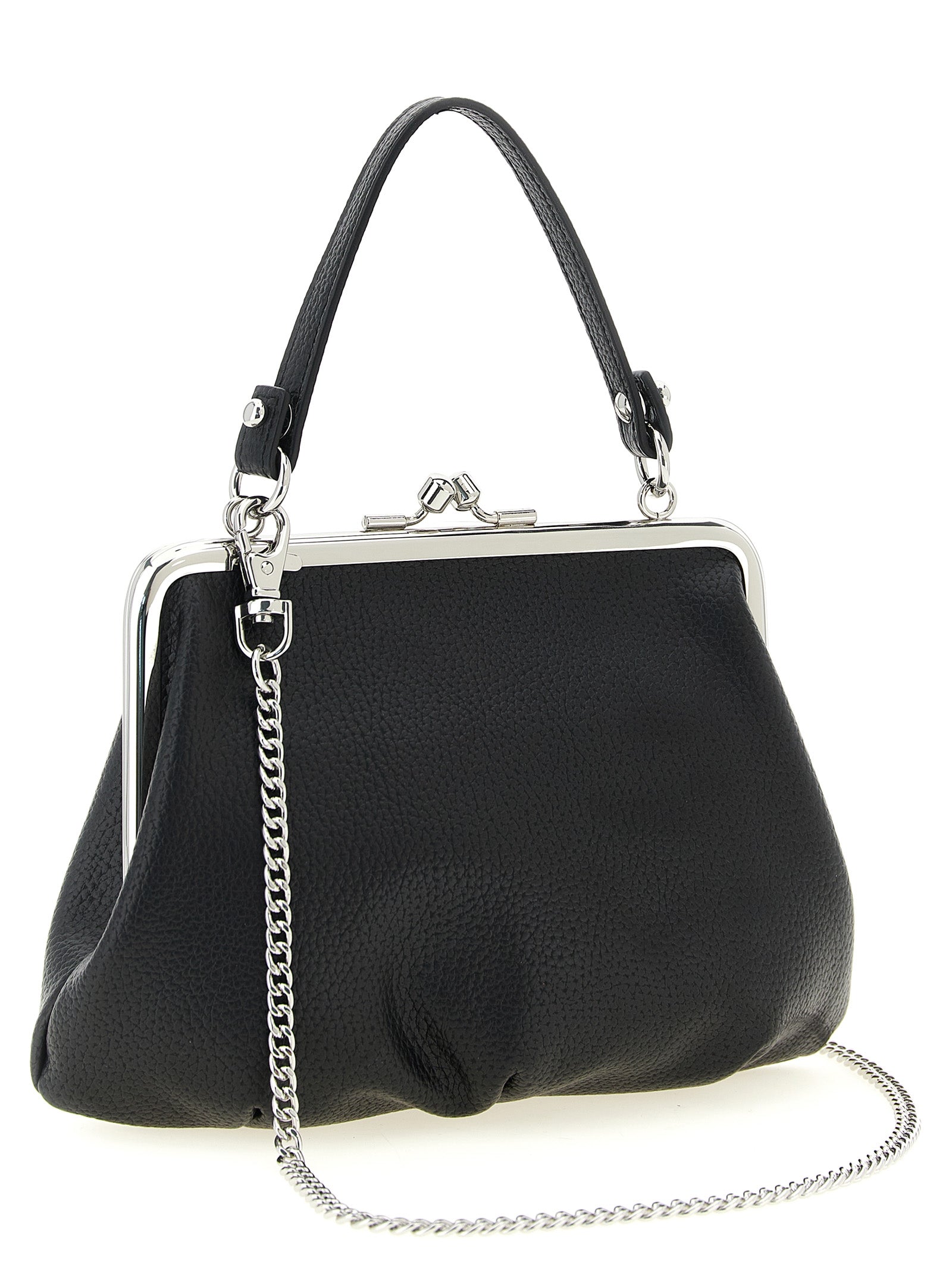 Vivienne Westwood Black Polyurethane Handbag