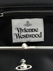 Vivienne Westwood Black Polyurethane Handbag