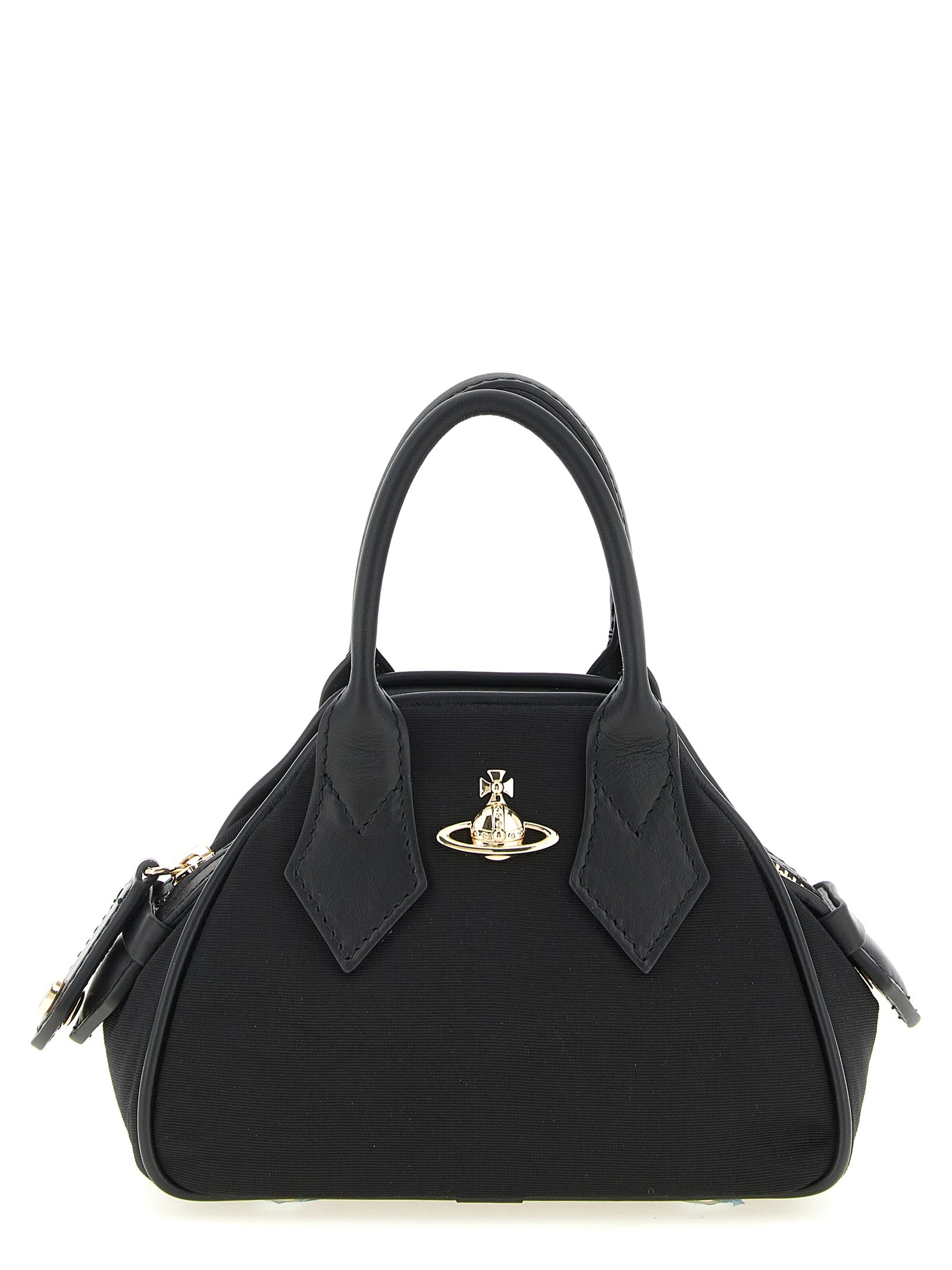 Vivienne Westwood Black Viscose Mini Handbag