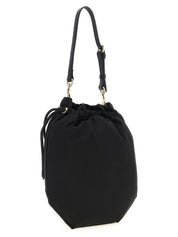 Vivienne Westwood Black Viscose Drawstring Pouch Handbag