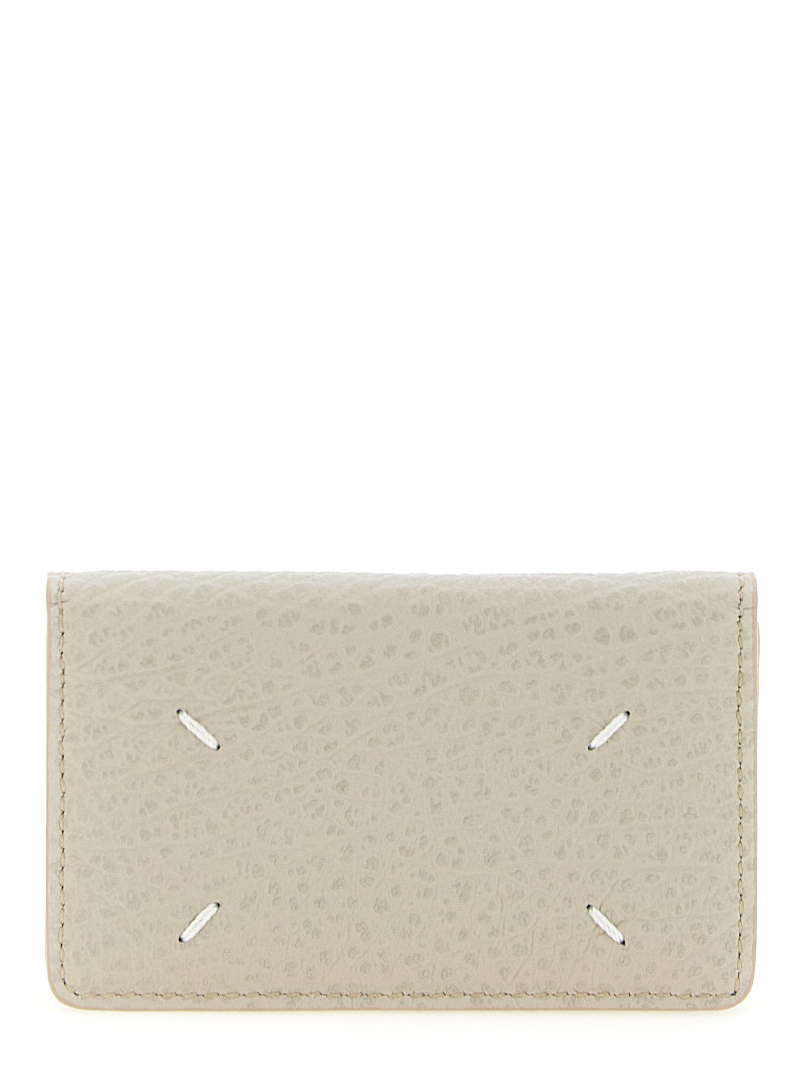 Maison Margiela Gray Bovine Leather Card Holder