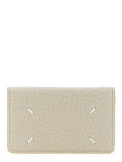 Maison Margiela Gray Bovine Leather Card Holder