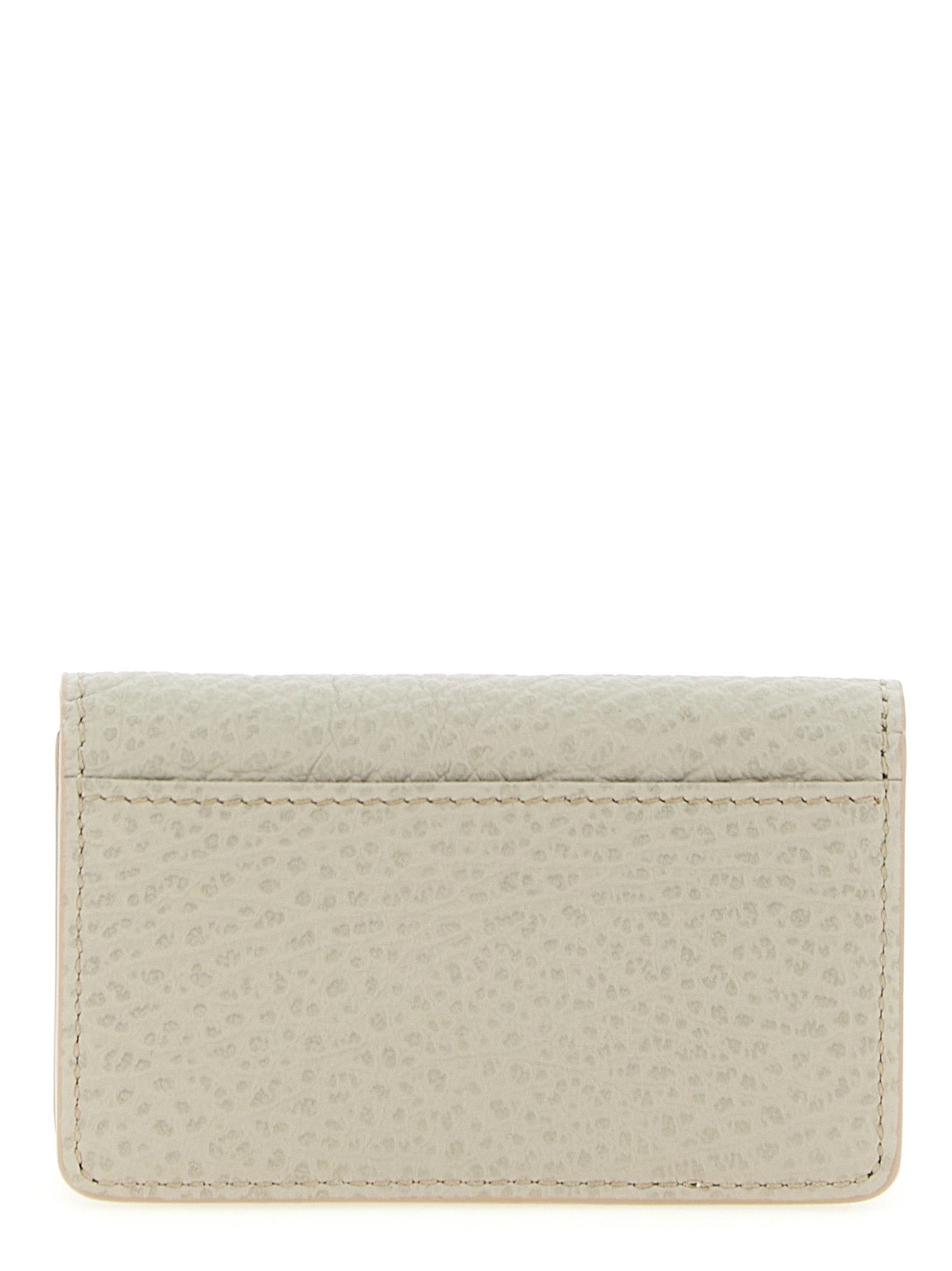 Maison Margiela Gray Bovine Leather Card Holder