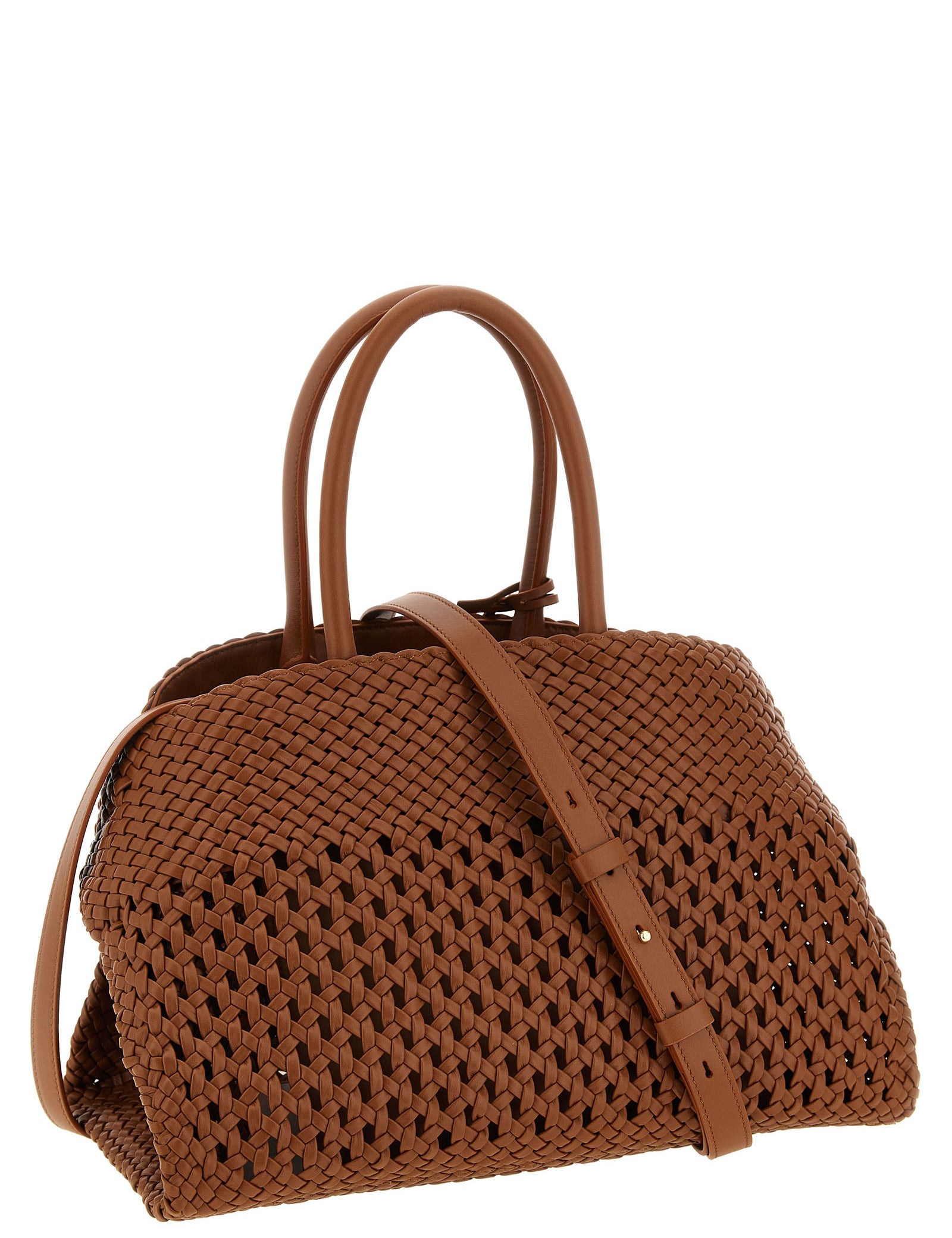 Ferragamo Brown Calfskin Handbag