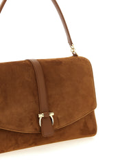 Ferragamo Brown Goatskin Shoulder Bag