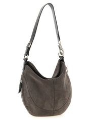 Lemaire Gray Calfskin Shoulder Bag
