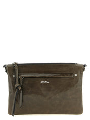 Isabel Marant Green Calfskin Crossbody Bag