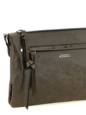 Isabel Marant Green Calfskin Crossbody Bag