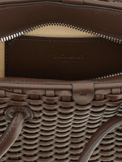 Jacquemus Brown Cotton Le Petit Turismo Bowling Handbag