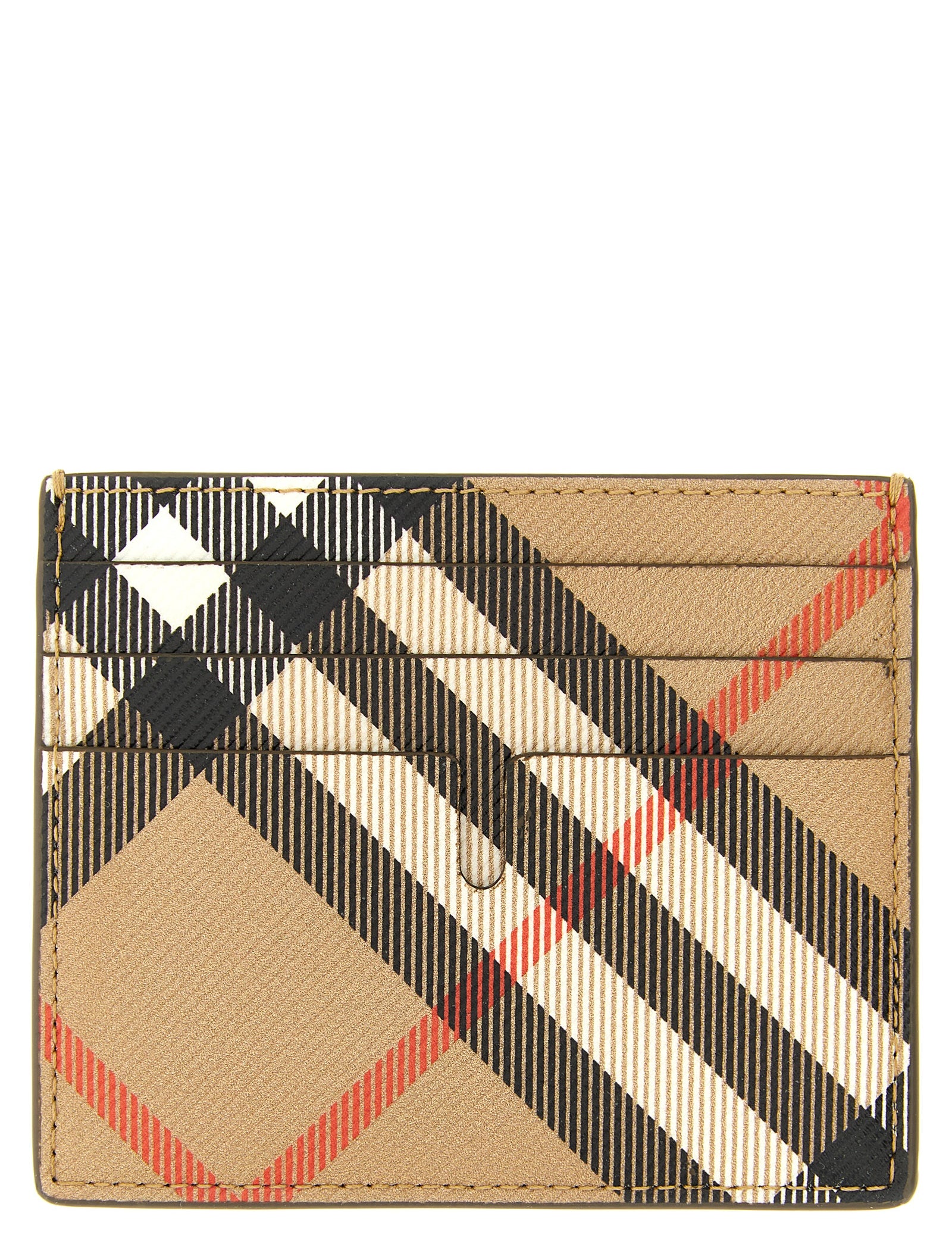 Burberry Beige Polyurethane Cardholder