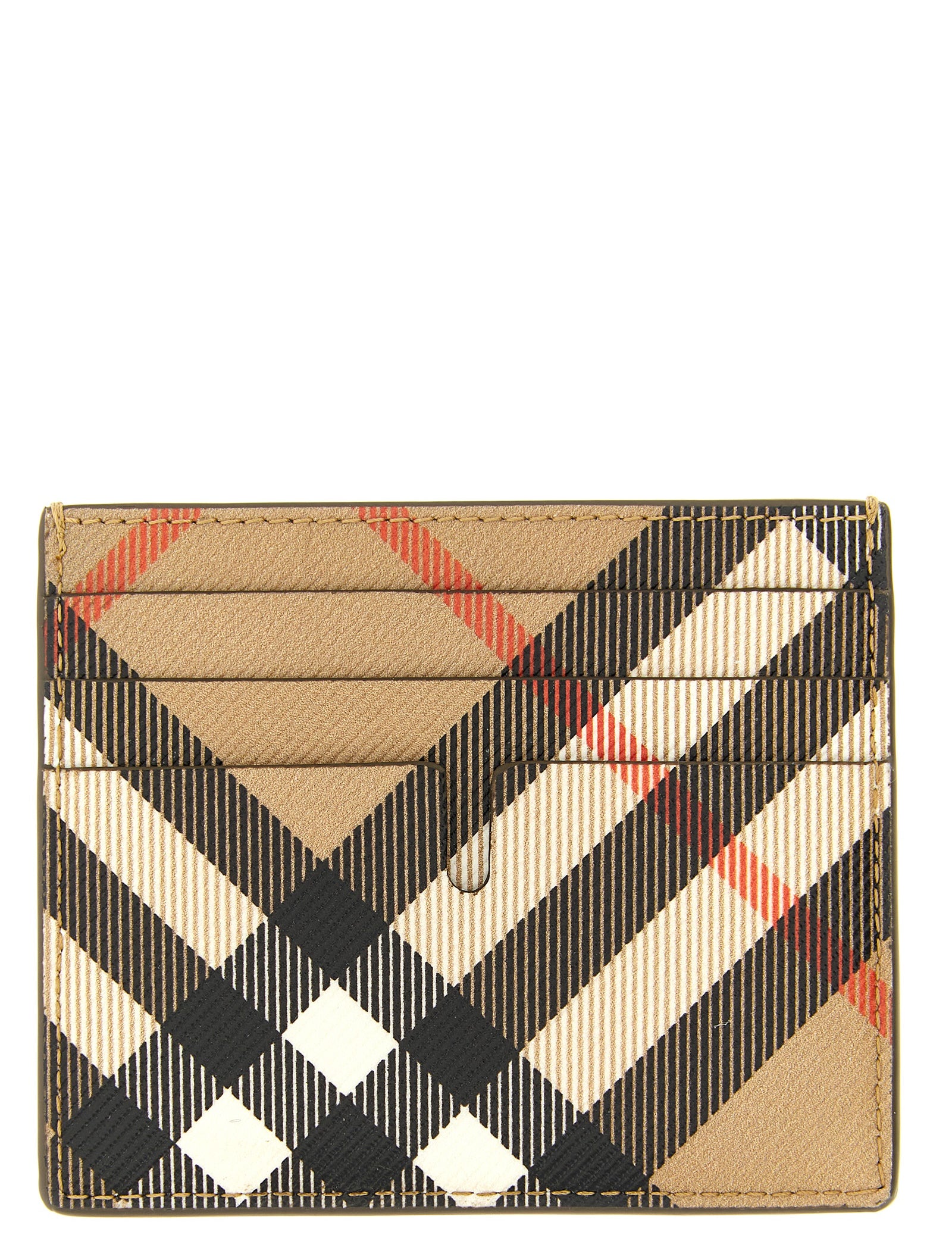 Burberry Beige Polyurethane Cardholder