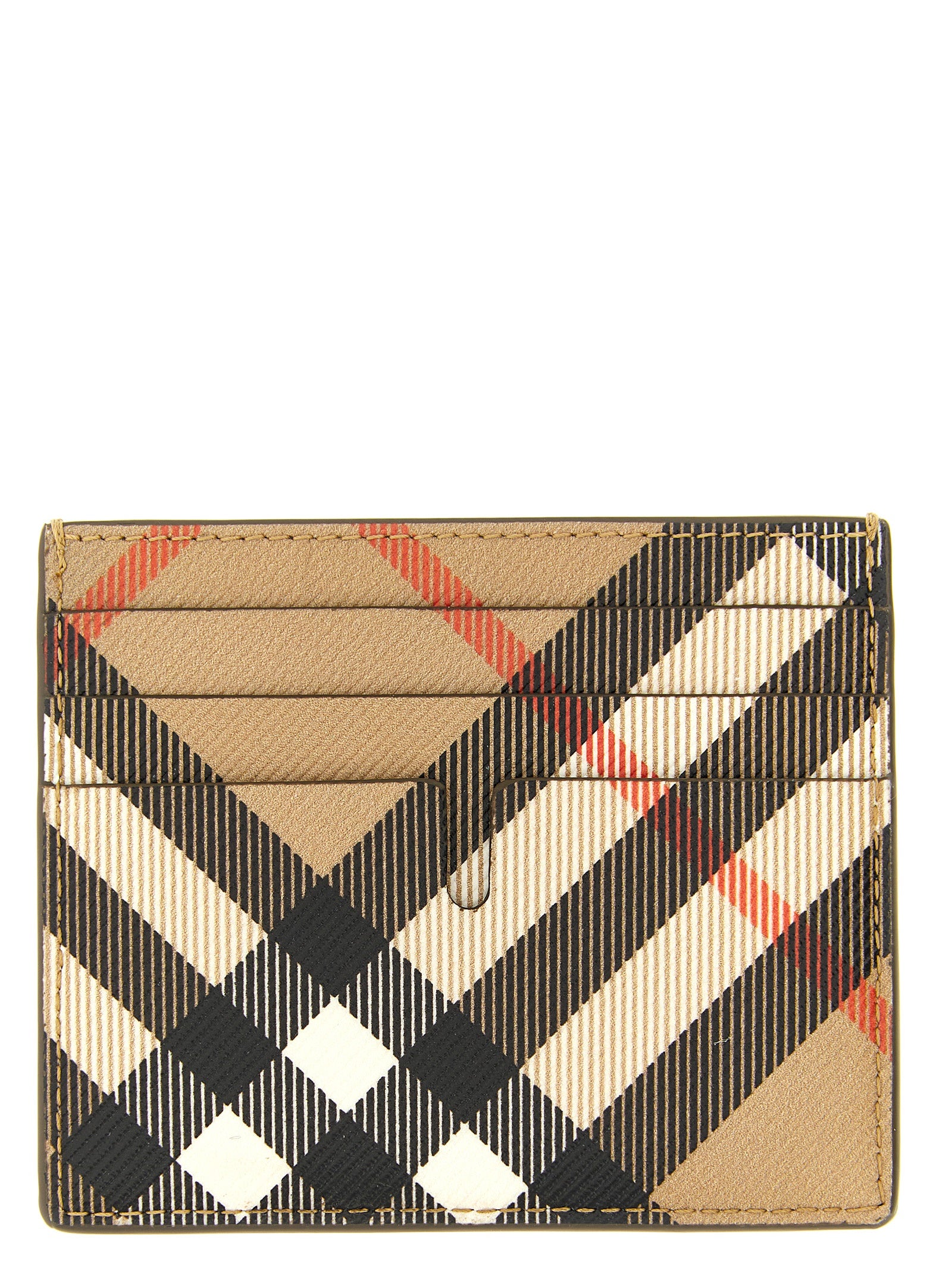 Burberry Beige Polyurethane Cardholder