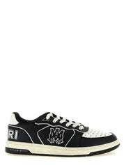 Amiri White/Black Bovine Leather Low Top Sneakers