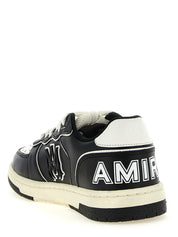 Amiri White/Black Bovine Leather Low Top Sneakers