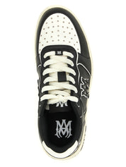 Amiri White/Black Bovine Leather Low Top Sneakers