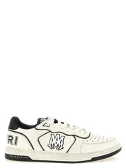 Amiri White/Black Bovine Leather Low Top Sneakers