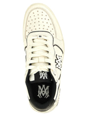 Amiri White/Black Bovine Leather Low Top Sneakers