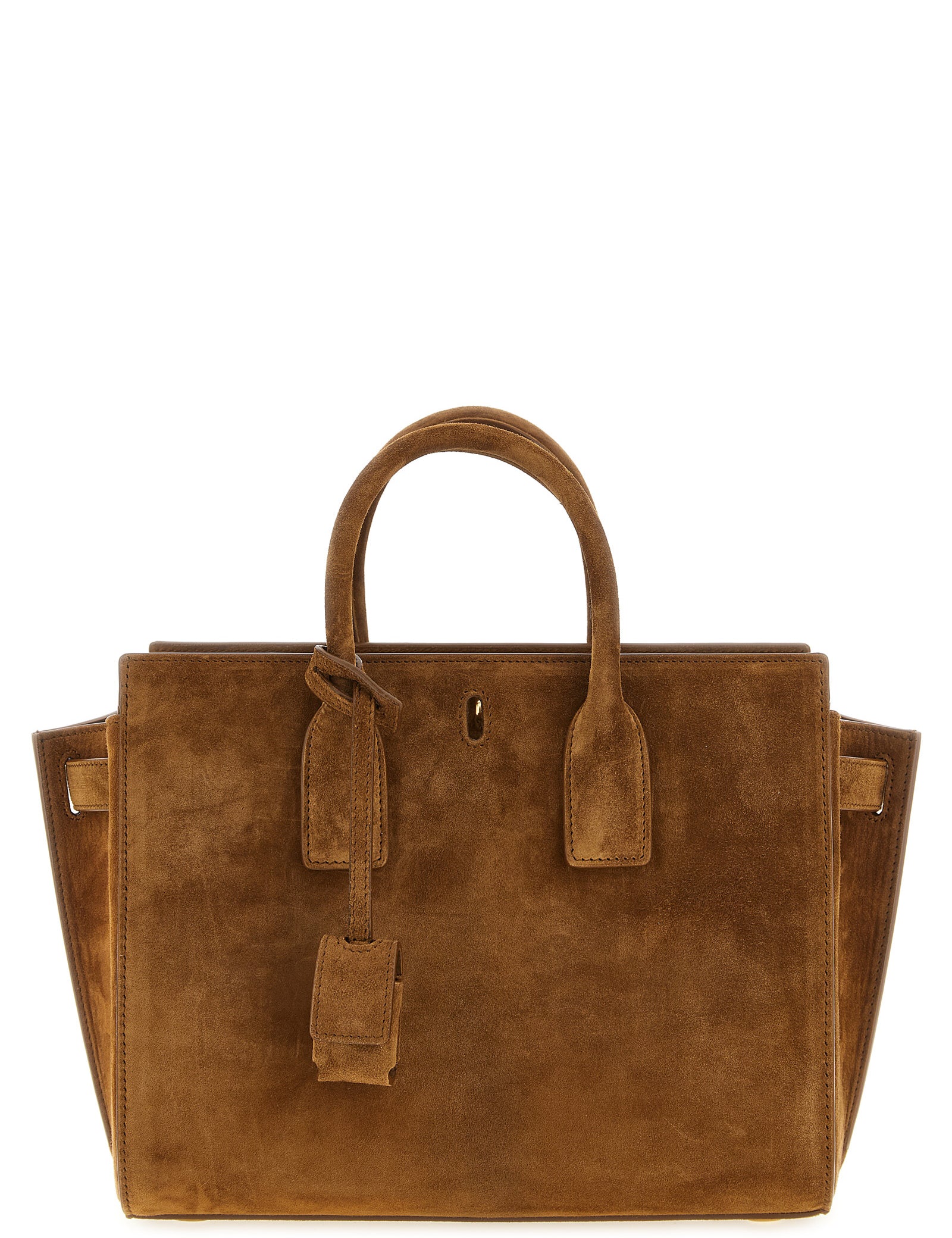 Saint Laurent Brown Calfskin Handbag