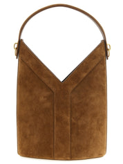 Saint Laurent Brown Calfskin Shoulder Bag
