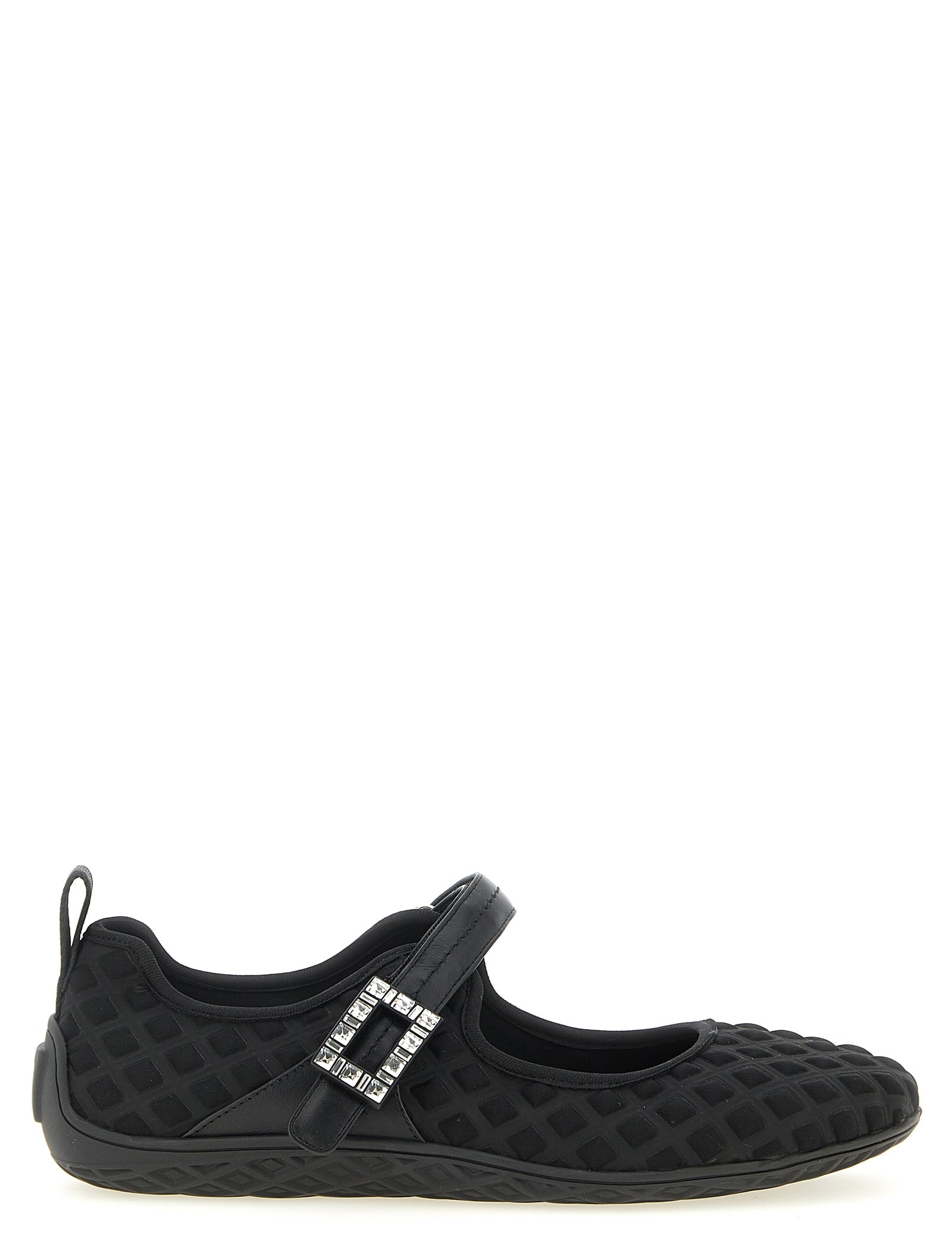 Roger Vivier Black Polyamide Ballet Flats