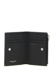 Saint Laurent Black Calfskin Bi-fold Wallet