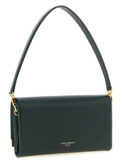 Dolce & Gabbana Green Calfskin Shoulder Bag