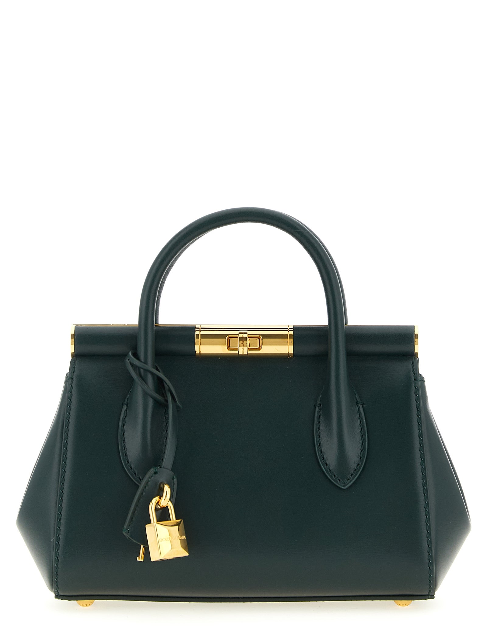 Dolce & Gabbana Green Calfskin Mini Handbag