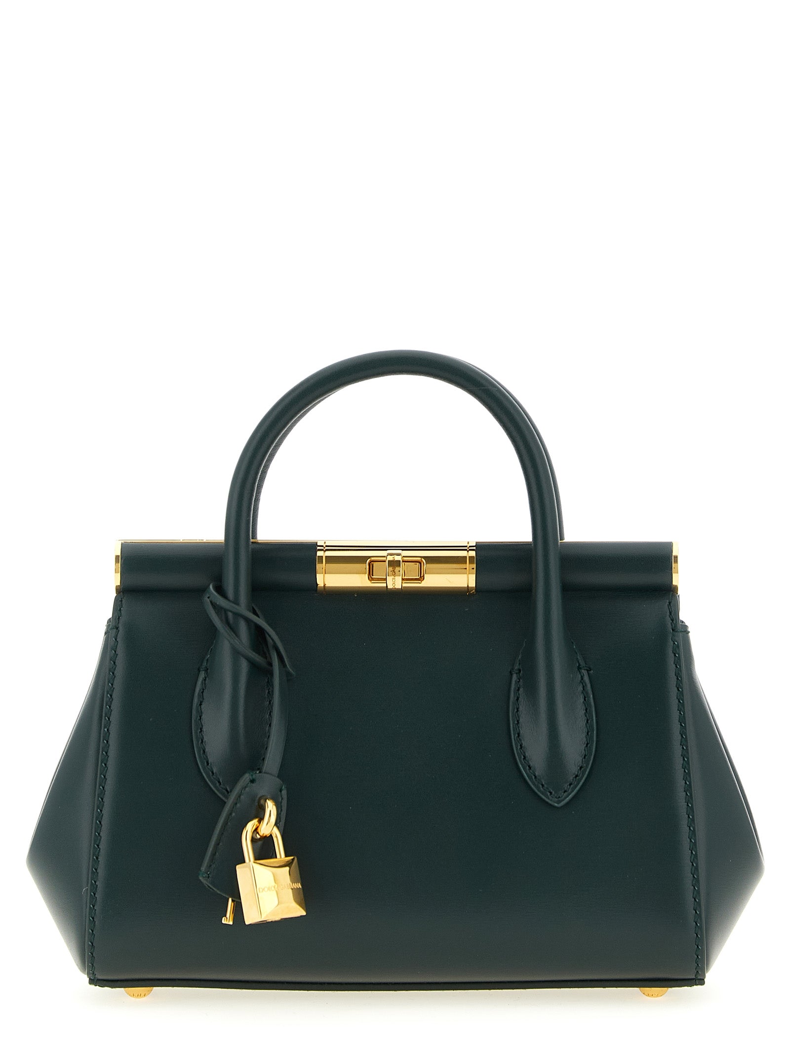 Dolce & Gabbana Green Calfskin Mini Handbag