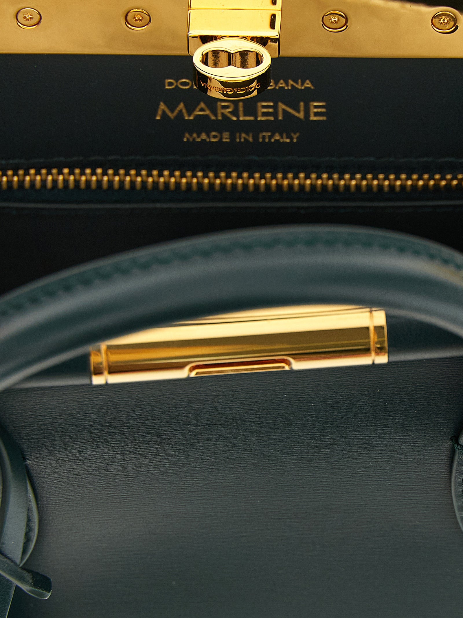 Dolce & Gabbana Green Calfskin Mini Handbag