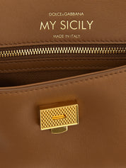 Dolce & Gabbana Brown Plongé Calfskin Mini Handbag