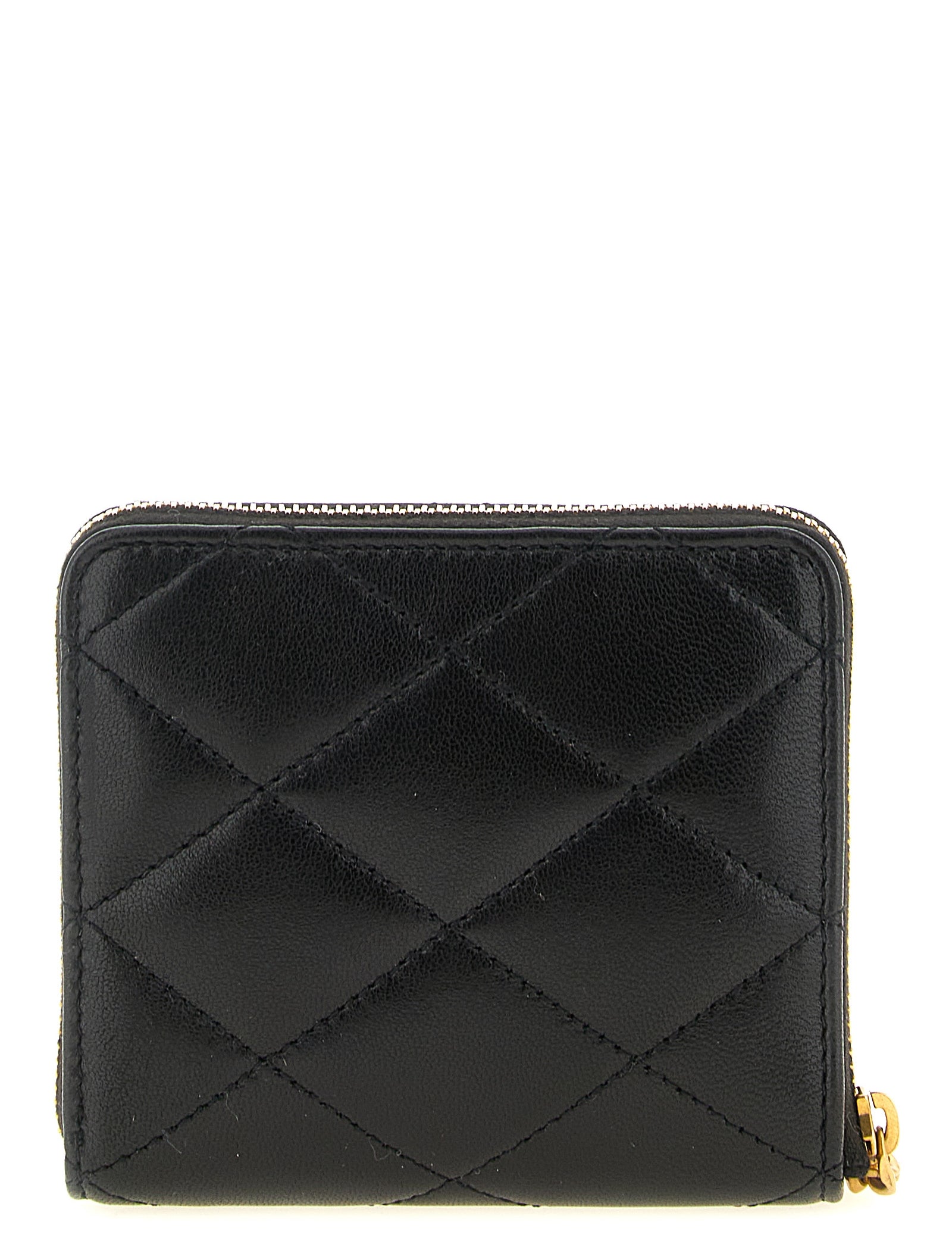 Saint Laurent Black Lamb Leather Cardholder