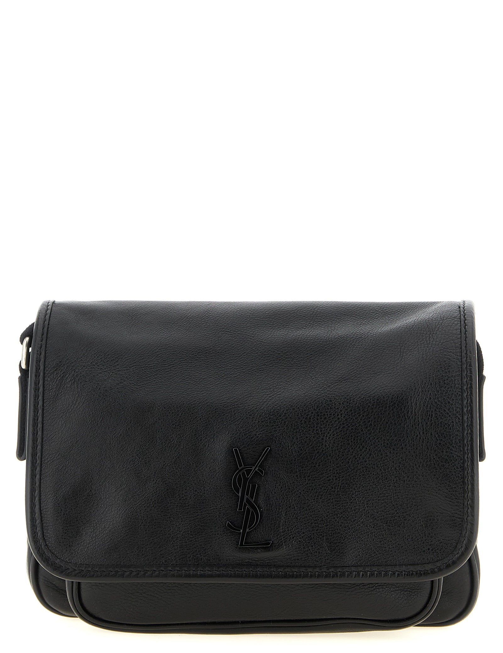 Saint Laurent Black Calfskin Crossbody Bag