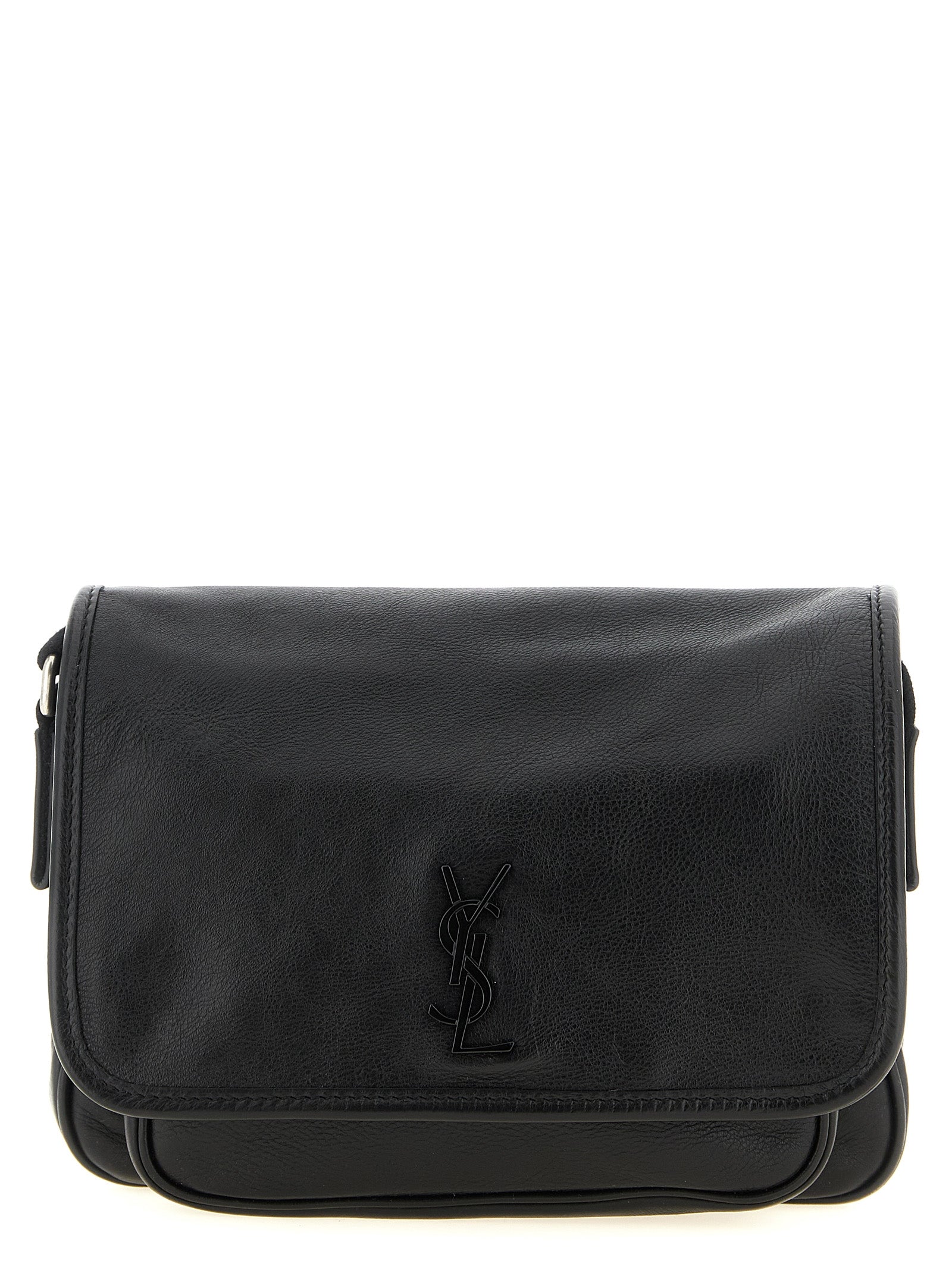 Saint Laurent Black Calfskin Crossbody Bag