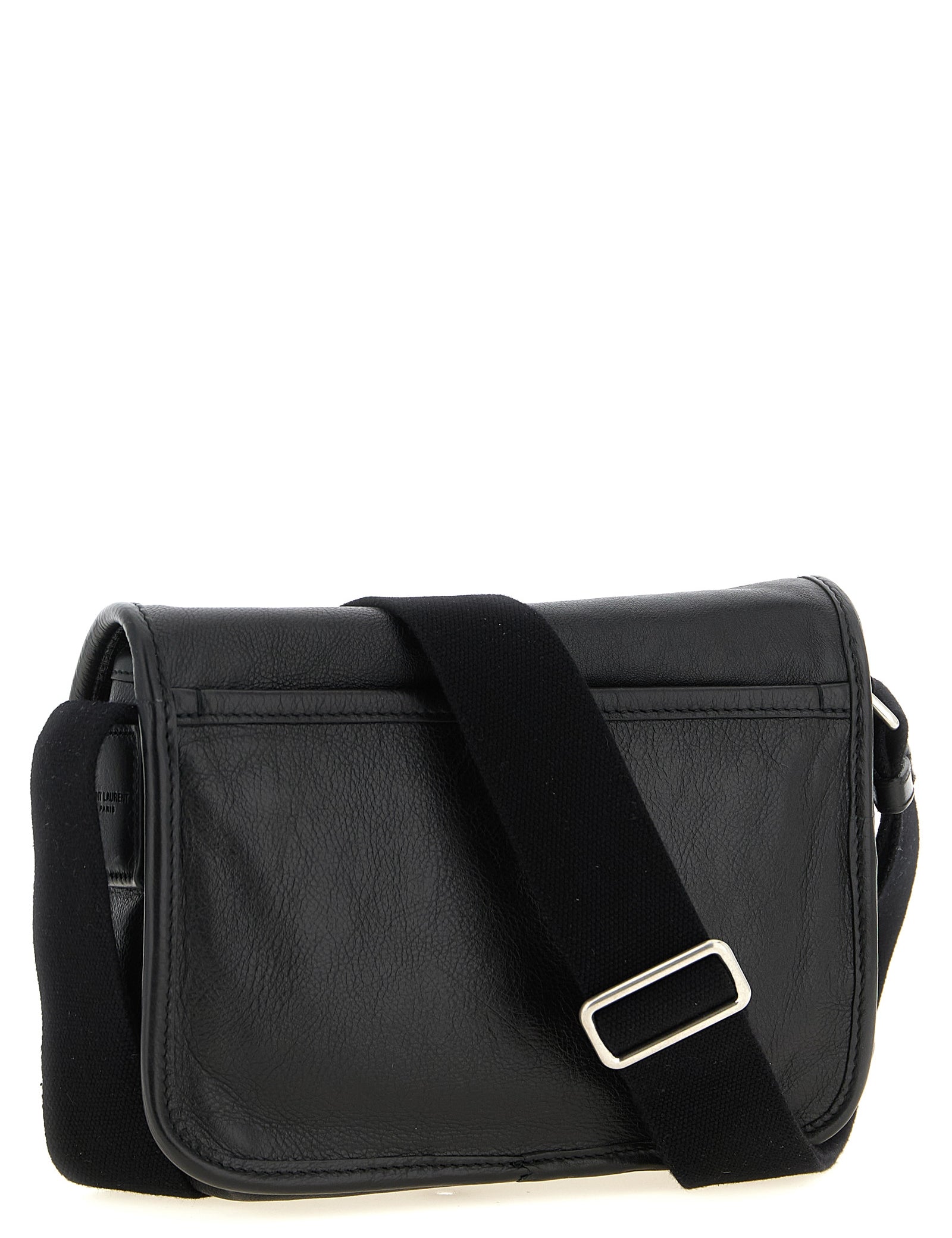 Saint Laurent Black Calfskin Crossbody Bag
