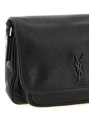 Saint Laurent Black Calfskin Crossbody Bag