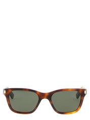 Saint Laurent Brown Tortoiseshell Acetate Sunglasses