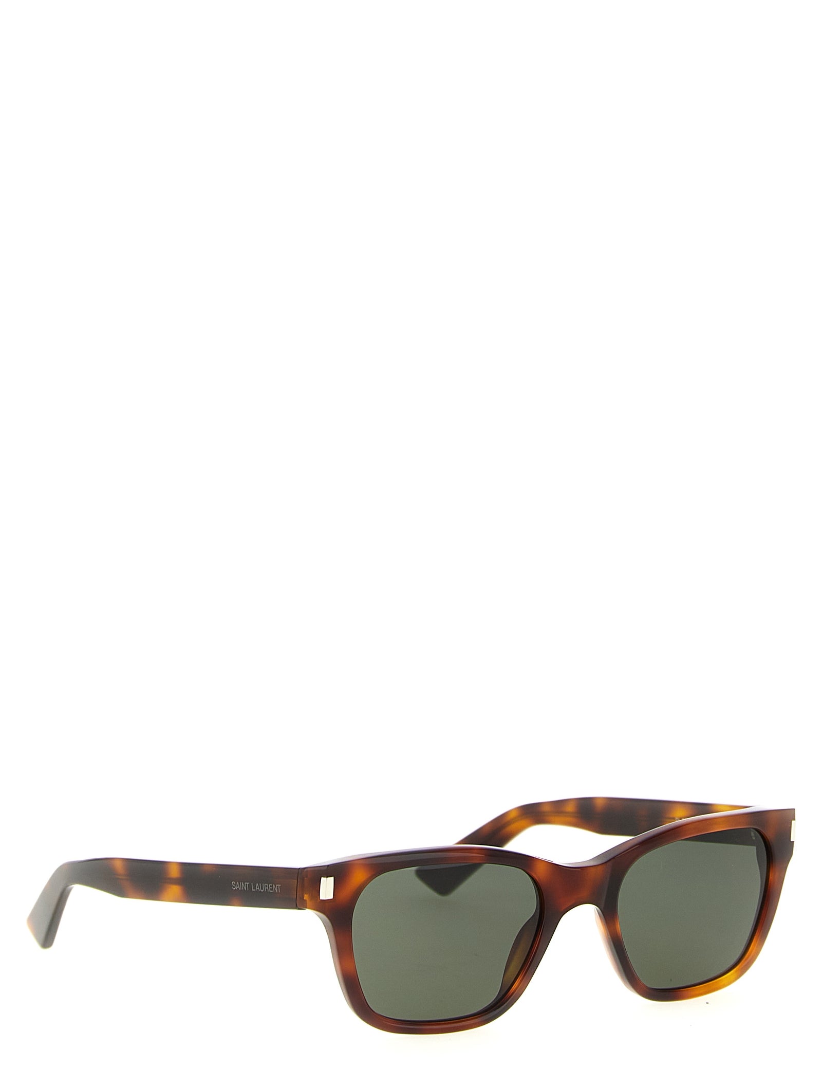 Saint Laurent Brown Tortoiseshell Acetate Sunglasses