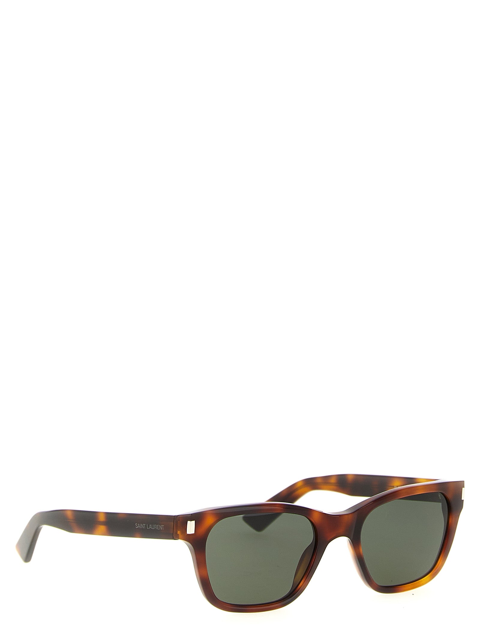 Saint Laurent Brown Tortoiseshell Acetate Sunglasses