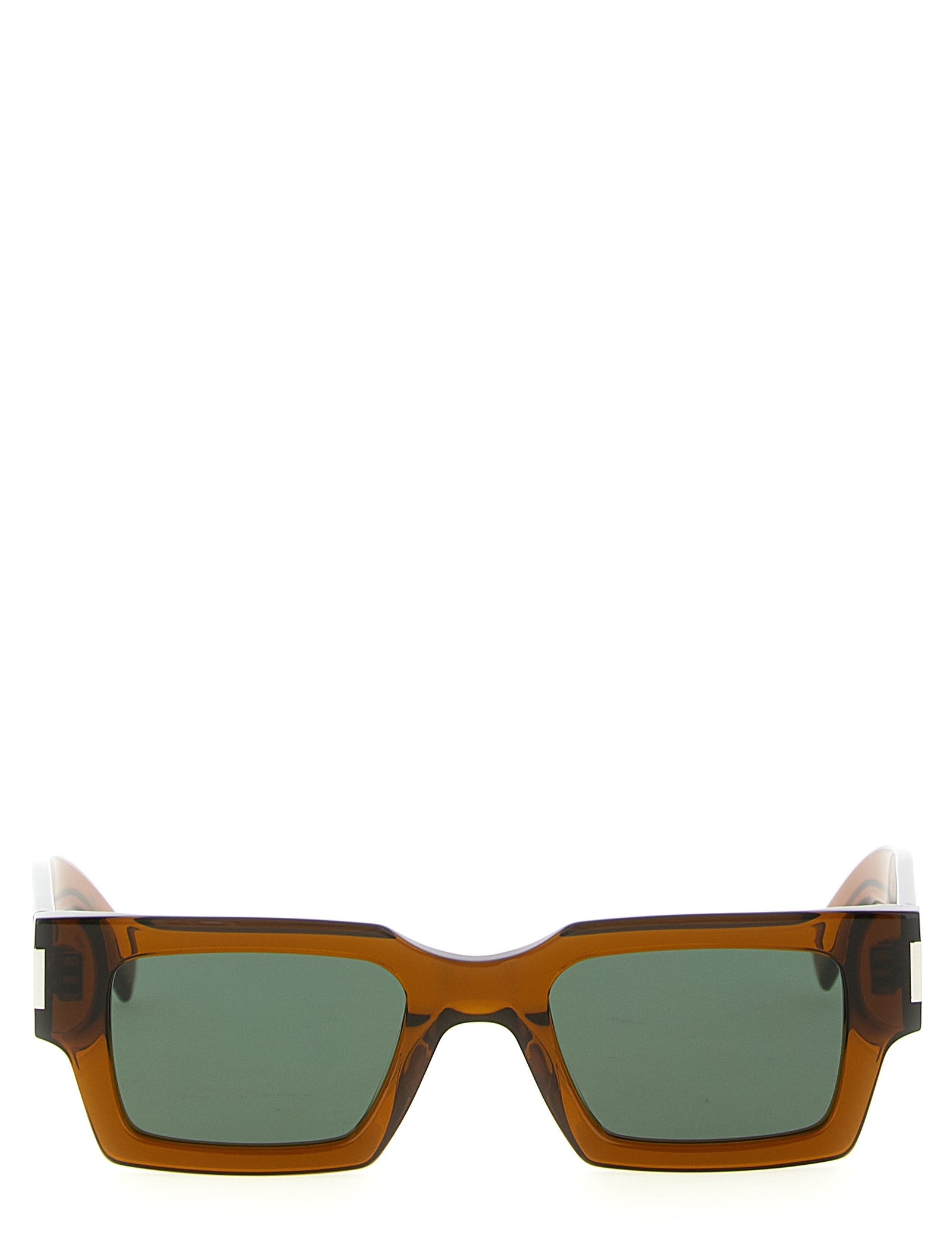 Saint Laurent Brown Acetate Sunglasses