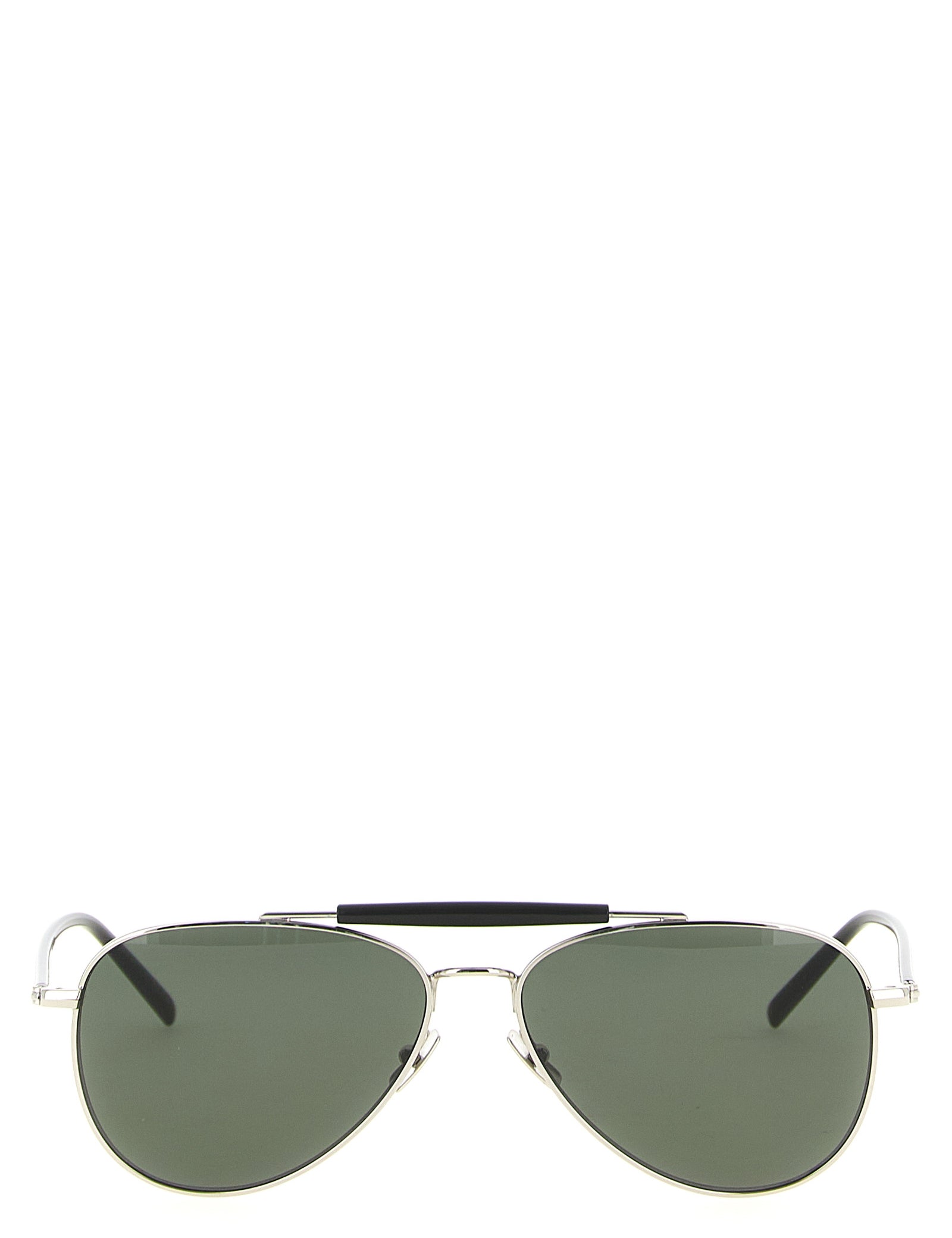 Saint Laurent Silver Acetate Sunglasses