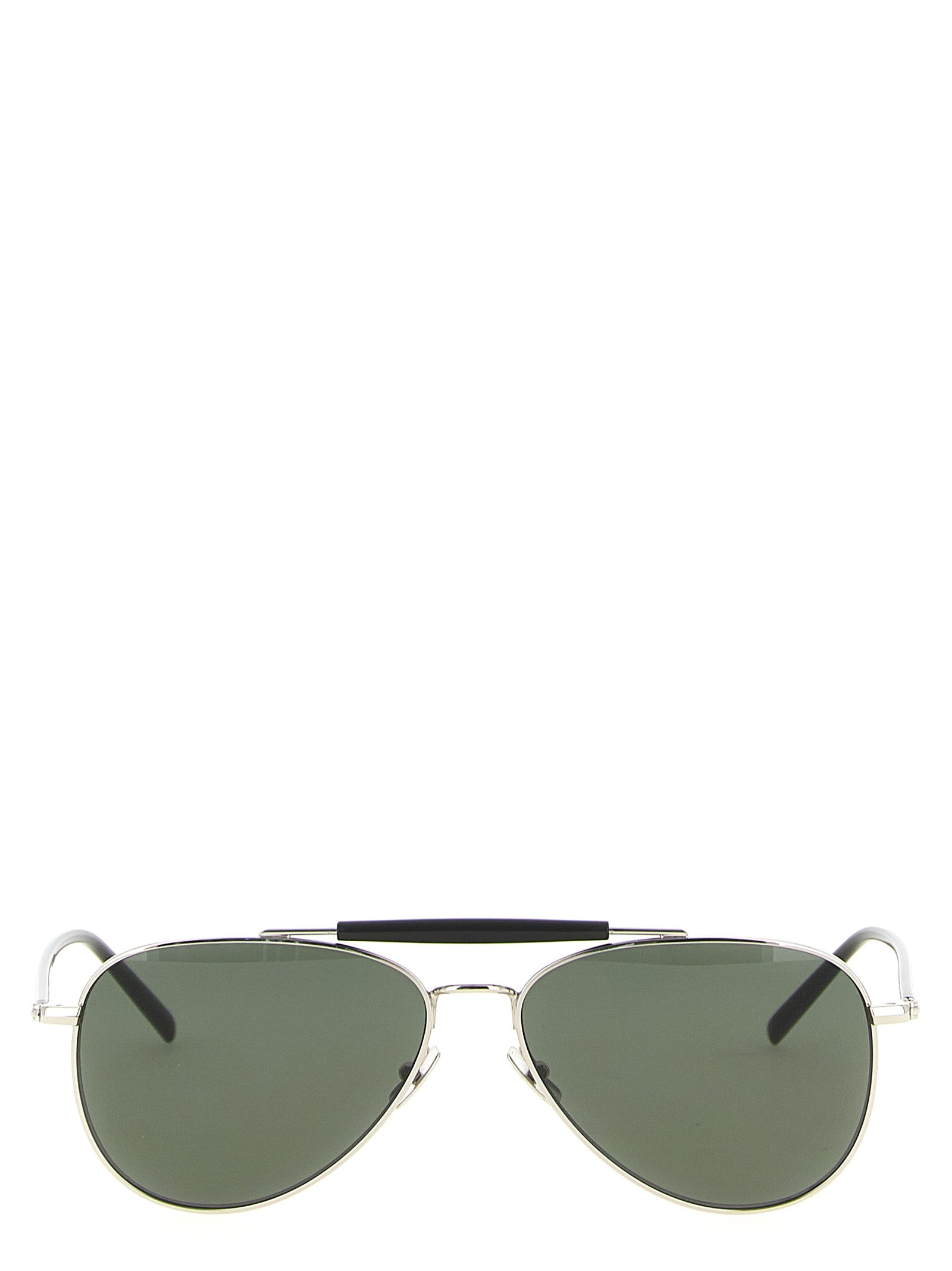 Saint Laurent Silver Acetate Sunglasses