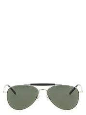 Saint Laurent Silver Acetate Sunglasses
