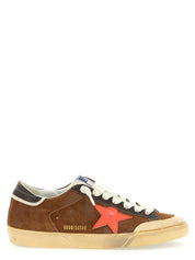 Golden Goose Brown Cowhide Low Top Sneakers